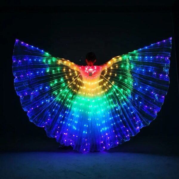 Led Lights Belly Dance Isis Wings for Adults